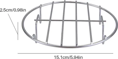 Zdjęcie produktu dla Stainless Steel Trivet Rack Stand Heavy Duty Pressure Cooker Steam Rack Cooking Stand