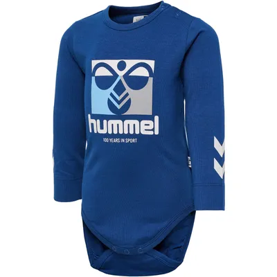 Produktbild von hummel hmlOUEN langarm Strampler Babys 7017 - navy peony 62