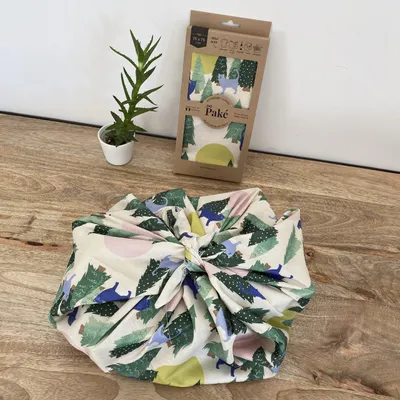 Image de Furoshiki |  Motif ENTRECHAT 75*75