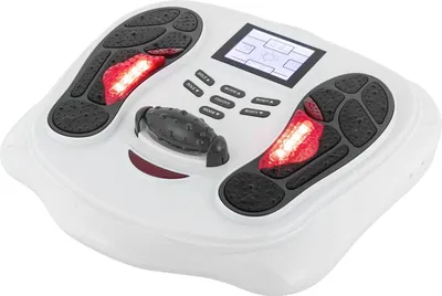 Obrázok produktu pre Elektrický masážny prístroj na nohy, LED displej, diaľkové ovládanie, nastaviteľná sila, BIELA, 220 V, zástrčka EÚ