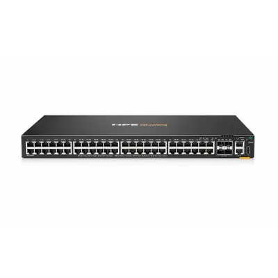 Produktbild von HPE Aruba Networking CX 6200F 48G 4SFP Switch, Managed, L3, Gigabit Ethernet (10/100/1000), Rack-Einbau, 1U