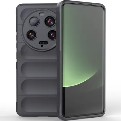 Image de Housse de téléphone portable pour Xiaomi 13 Ultra Soft TPU Silicone anti-choc anti-dérapant Housse gris foncé