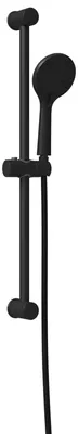 Image de Ensemble de douche vidaXL noir 71 cm en acier inoxydable