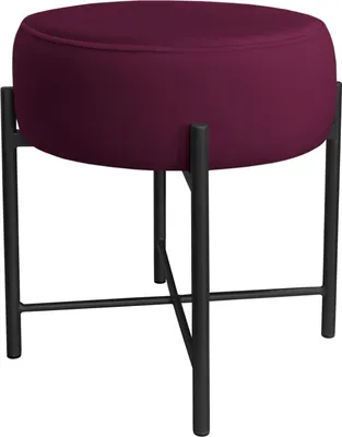 Zdjęcie produktu dla Taboret Pola noga metalowa czarna MG02