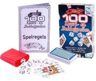 Productafbeelding van Clown Games: 100 van de beste kaart- en dobbelspellen