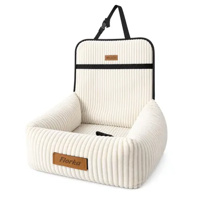 Imagen del producto de Asiento para perros 2 en 1 de Dogeste, ideal para perros pequeños: asiento para el coche y cama para perros