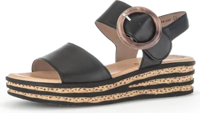 Produktbild von Gabor 44.550 Damen Sandalette - Riemchen Sandalen schwarz Elegant NEU