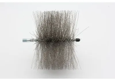 Produktbild von Rohrbürste - Ø 180 mm - Edelstahl gewellt - 0,45 mm