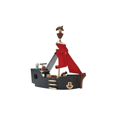 Produktbild von PlanToys Holzspielzeug Piratenschiff