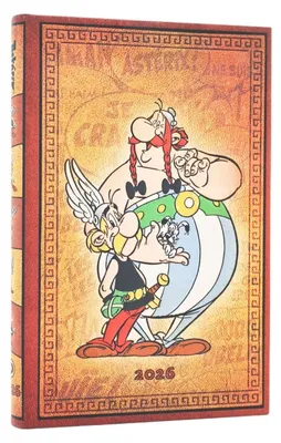 Produktbild von 2026 Asterix & Obelix (Die Abenteuer von Asterix) Mini-Tagesplaner im Hardcover, flexibel, für 12 Monate, mit Gummibandverschluss