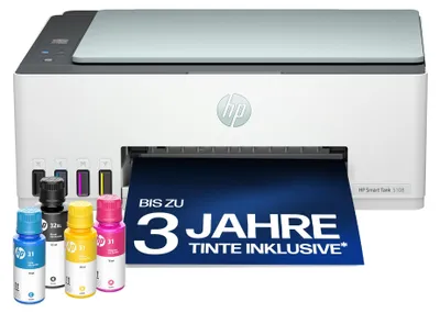 Obrázok produktu pre HP Smart Tank 5108 All-in-One Printer, termálna tlačiareň, farebná, 4800 x 1200 DPI, A4, priama tlač, zelená