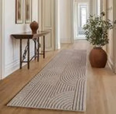 Zdjęcie produktu dla Dywan bouclé do salonu sypialni i biura miękki trwały łatwy w pielęgnacji wszechstronny , Rozmiar : 80 x 150 cm , Kolor : Beżowy-2