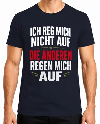 Imagen del producto de Camiseta para hombre con el texto "No me molesto. Los demás sí. Declaración. Sarcasmo", color azul marino, talla XL