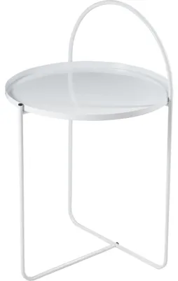 Produktbild von Metallablagetisch 65 cm weiß