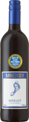 Image de Barefoot Merlot California dry 2016 USA | 13,5 % vol | 0,75 l