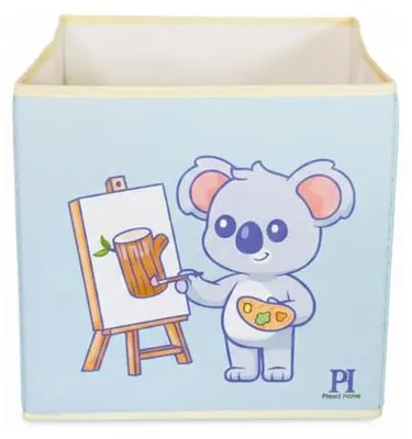 Produktbild von Prendi Home Aufbewahrungsbox 30x30x30 cm faltbar – Kinderzimmer Stoffbox Motiv Koala