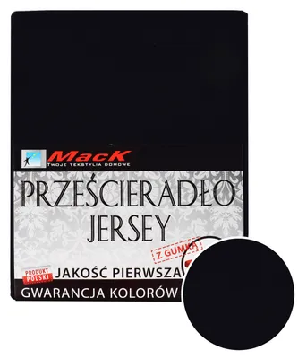 Produktbild von Spannbettlaken Jersey 160x200 cm Schwarz – weich, atmungsaktiv, mit Gummizug