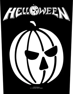 Image de Helloween - Citrouille - Patch RO3109 (taille unique) (Noir/Blanc)