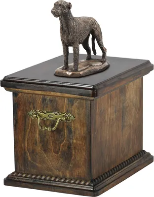 Produktbild von Irischer Wolfshund, Irish Wolfhound eine Urne für die Asche des Hundes, eine Urne mit einer Statue, eine elegante Urne im klassischen Stil der Marke Art-Dog