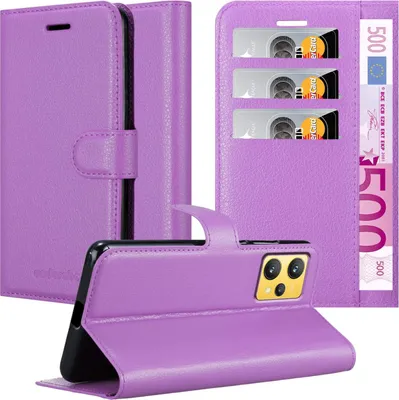 Obrázek produktu pro Cadorabo Case for Realme 9 4G / 9 PRO+ Protective Case in Purple Pouzdro na mobilní telefon s magnetickým zavíráním