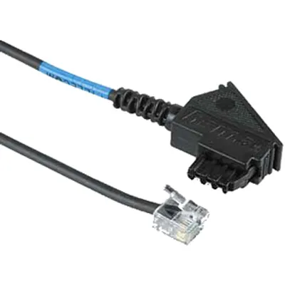 Produktbild von Hama 00044825, 6 m, TAE-F, RJ11, Männlich, Männlich, Schwarz