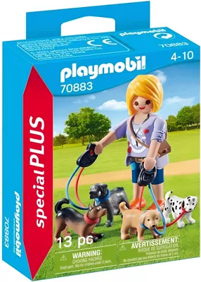 Produktbild von PLAYMOBIL SpecialPlus Hundesitterin, 4 Jahr(e), Mehrfarbig, Kunststoff