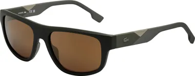 Obrázok produktu pre LACOSTE L6042S 275 MATTE KHAKI/BROWN FLASH GOLD 55/17/145 MALE Slnečné okuliare