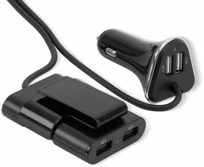 Image de Chargeur USB pour allume-cigare 12-24 V 4,8 A AB