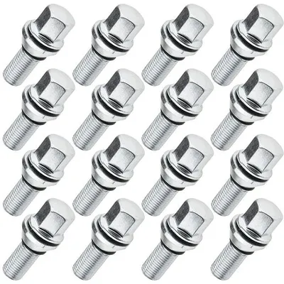 Produktbild von 16x Versatzschrauben M14x1,5 28mm Excenterschrauben Radschrauben für Audi VW Skoda