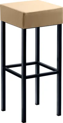 Produktbild von Barstuhl Mayer Sitzmöbel 1123 34 x 34 x 82 cm Stahl schwarz/beige