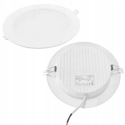 Obrázek produktu pro Led Panel Do Zásuvu, 18W, Neutrální Bílá (4000K), Ecolight, 1980 Lm, Bílý, Kulatý