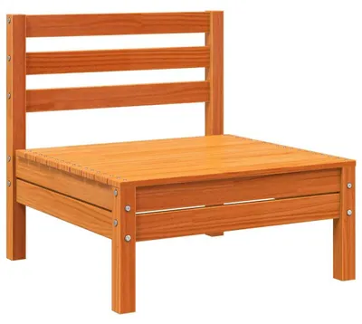 Produktbild von vidaXL Gartensofa ohne Armlehnen Wachsbraun Massivholz Kiefer