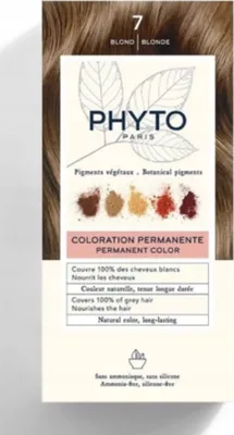 Produktbild von PHYTO PHYTOCOLOR 7 Blond, Blond, Frauen, 112 ml, Ammoniak, 1 Stück(e)