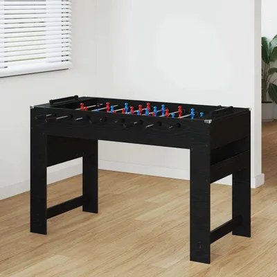 Produktbild von "Schlussverkauf" TischFußballtisch - VIDAXL - Schwarz Eichen-Optik 125x60,5x80 cm C17837