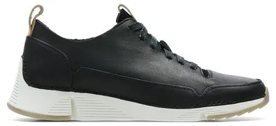 Produktbild von CLARKS Women's Tri Spark schwarz Nubukleder leichte Halbschuhe 35,5