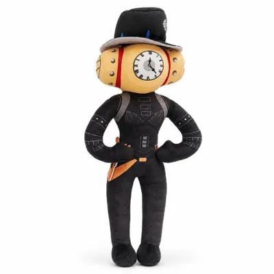 Produktbild von Wiztex Skibidi Titan Clock Woman Kuscheltier - 30 cm Upgraded Titan Clockman Plüschtier YouTube-Saga Geschenk