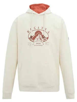 Produktbild von Regatta - "Cline" Kapuzenpullover für Herren RG12941 (3XL) (weißer Stein/Ziegelstein)