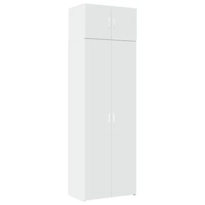 Produktbild von Hochschrank Weiß 70x42,5x225 cm Holzwerkstoff