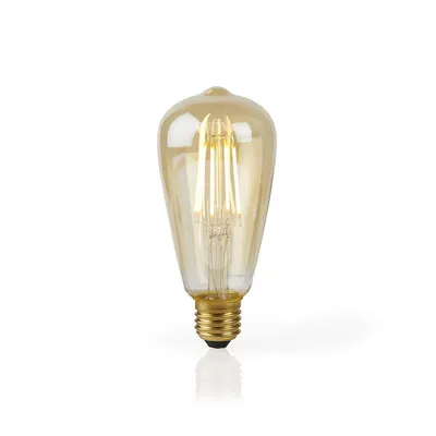 Produktbild von Nedis WIFILF10GDST64, 5 W, 40 W, E27, 500 lm, 20000 h, Warmweiß