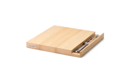 Produktbild von CONTINENTA Käse-Set mit Messer, Gummibaum 25x25x2,5 cm 3221 4017167322100