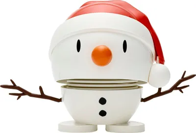 Image de Hoptimist Père Noël Bonhomme de neige S Blanc