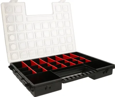 Produktbild von KOTARBAU®  Sortierkasten 38 cm 27 Kammern Kleinteilemagazin Verstellbare Trennwände