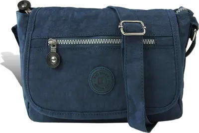 Zdjęcie produktu dla Bag Street nylonowa torba na ramię navy torba damska D2OTJ201B