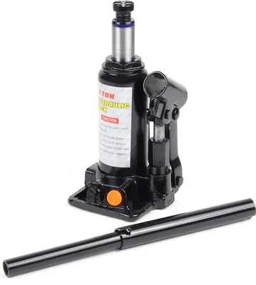 Produktbild von Wiltec Hydraulischer 2t Flaschen-Wagenheber, Stempelwagenheber mit Slow down Funktion, Autoheber 158-308 mm