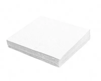 Produktbild von 1000x Servietten 33 x 33 cm 1/4 Falz 3-lagig weiß