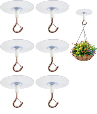 Produktbild von robuste, multifunktionale, selbstklebende Deckenhaken zum Aufhängen von Pflanzen und Töpfen.