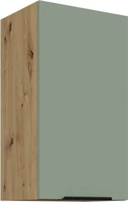 Immagine prodotto di Mobile cucina superiore LUNARA - larghezza 40 cm, verde / rovere artigianale