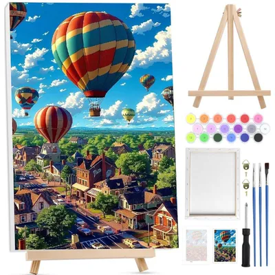 Productafbeelding van Kleurplaten set voor volwassenen met lijst, 20x30 cm, dierenmotieven