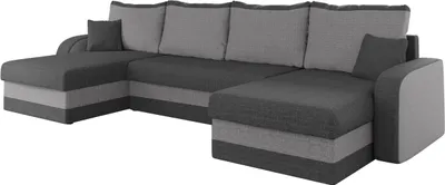 Produktbild von MIRJAN24 Ecksofa Kris U Lux, Stilvoll Eckcouch mit Bettkasten und Schlaffunktion, Schlafsofa (Lux 06 + Lux 05)