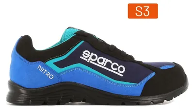 Image de Chaussures de sécurité Sparco 07522NRAZ Nitro Petter ESD S3 SRC, bleu/noir, 47